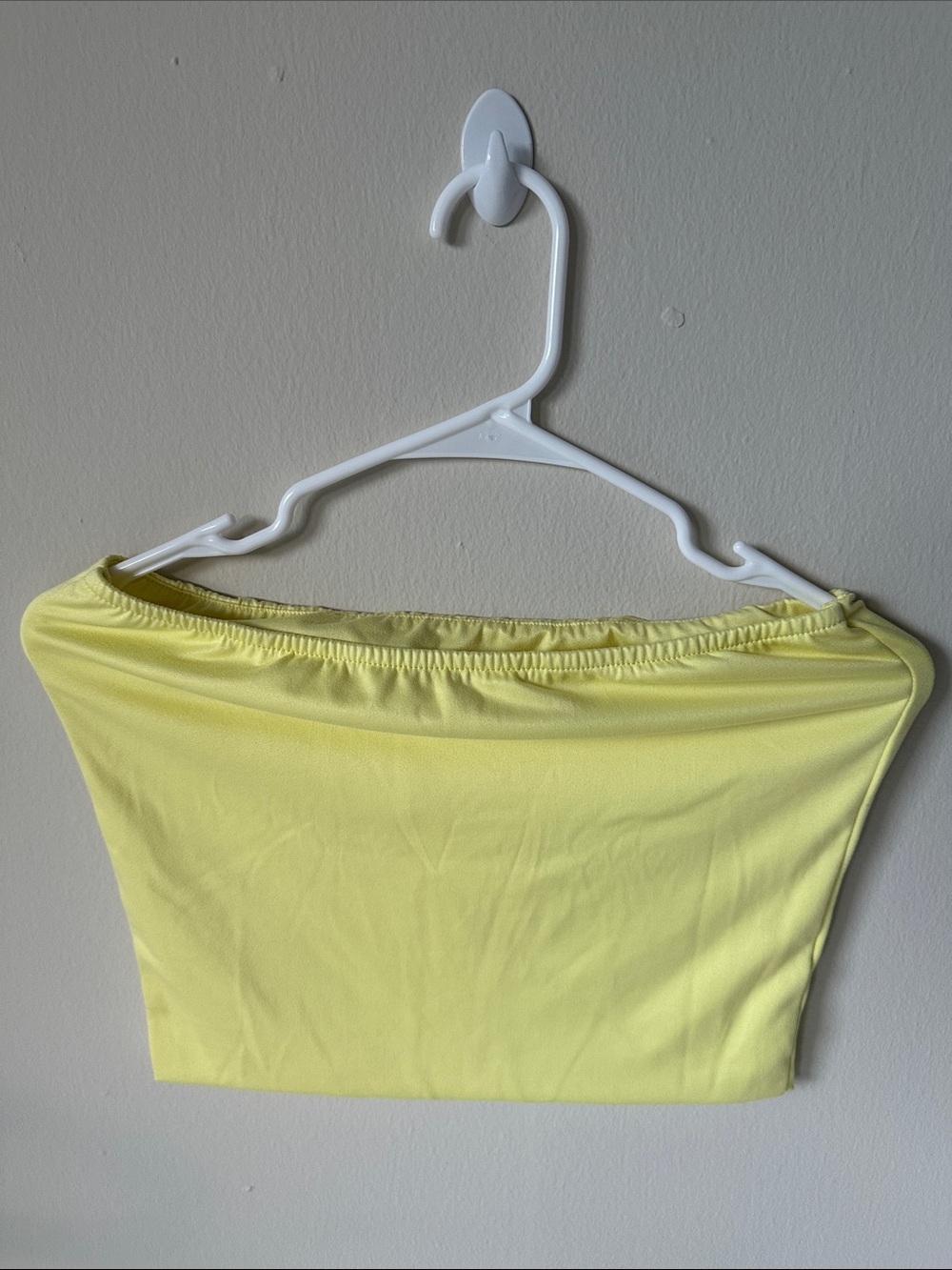 Strapless Lemon Yellow Tube Top